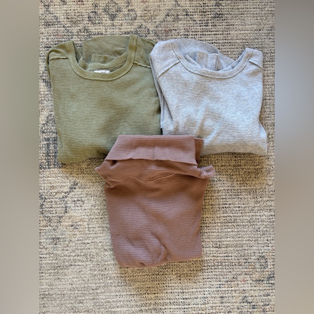 Aritzia Bundle - thermal waffle knits